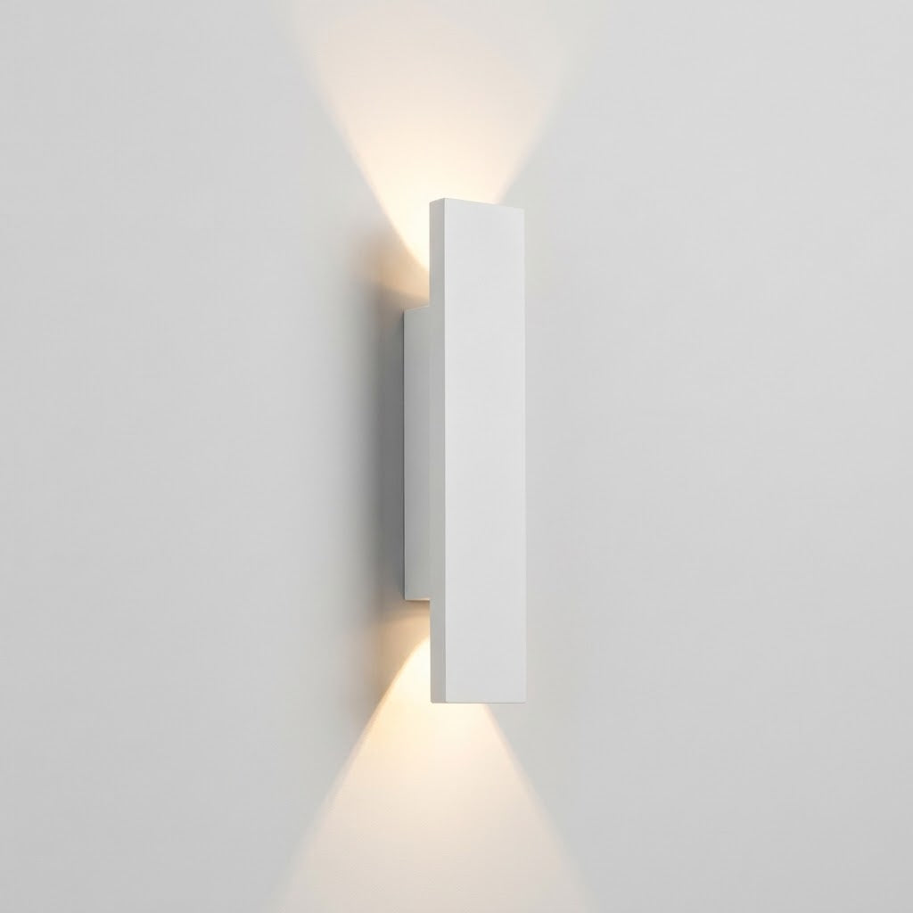 LED Außenwandleuchte Up & Down, IP65, Aluminium, Schwarz/Weiß, 10–41 cm -    Zorenza