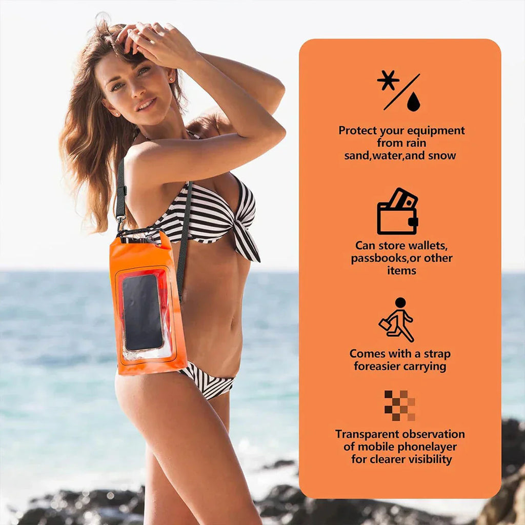 Wasserdichte Tasche mit Smartphone-Fenster -    Zorenza