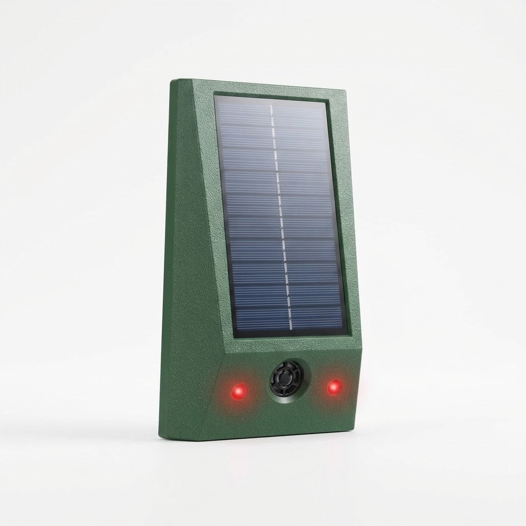 Solar-Tiervertreiber Ultraschall – Schutz bis 600 m² -    Zorenza