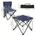 Klappbares Camping-Möbelset mit Oxford-Stoff und Metallrahmen -    Zorenza