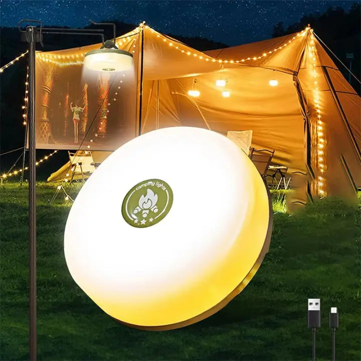 4-in-1 Multipurpose Camping Light – Light, Power & Comfort