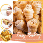 Hörnchenformen Set – Knusprige Cremerolle Zuhause backen Zorenza
