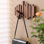 Holz-Wandhaken Piano-Stil – Ordnung für Jacken, Taschen & Accessoires -    Zorenza