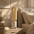 Turmventilator 3-in-1 ohne Flügel – 6 Stufen, 90° Oszillation -    Zorenza