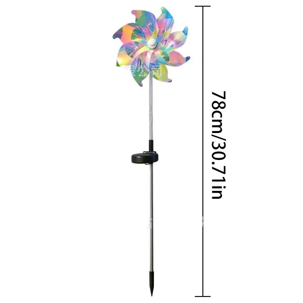 Solar-Windmühle Regenbogen mit LED-Beleuchtung -    Zorenza