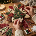 Nähset Weihnachtsfigur zum Selbernähen – Stoff-Ornament für die Tür -    Zorenza