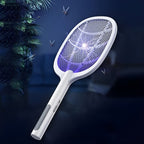 Elektrische Fliegenklatsche mit Moskito-Lampe – 2-in-1 USB Aufladbar -    Zorenza