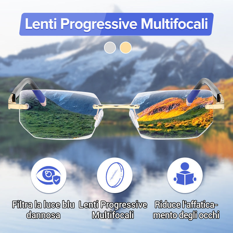 Progressive Multifokalbrille mit Blaulichtschutz -    Zorenza