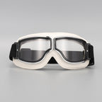 Motorradbrille Vintage-Design mit verstellbarem Gummiband -    Zorenza