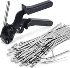 Kabelbinderpistole Edelstahl mit Kabelbindern -    Zorenza