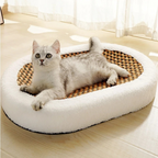 Kratzlounge für Katzen mit integriertem Kratzbereich -    Zorenza