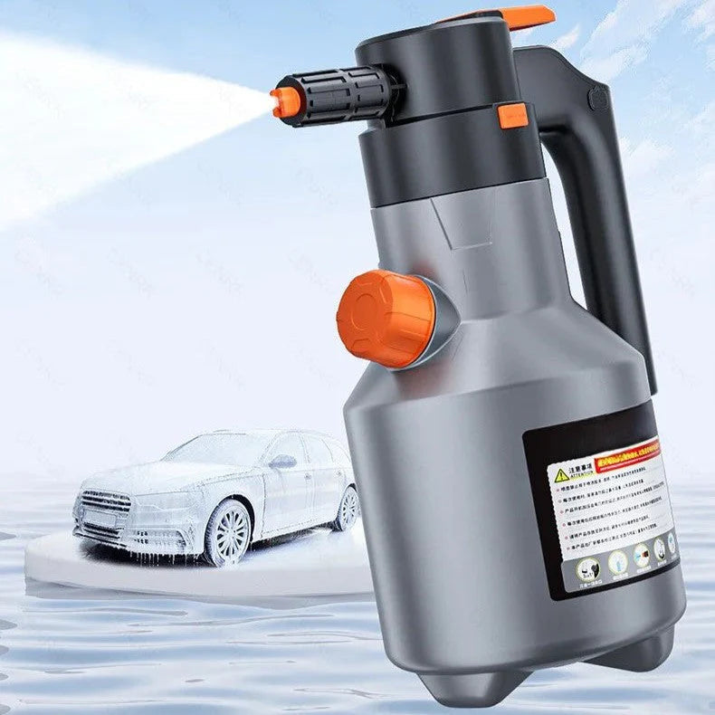 Elektrische Schaumsprühflasche – Kabelloser Schaumsprüher für die Autowäsche -    Zorenza