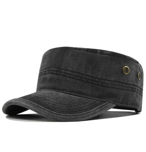Militär Cap Baumwolle Flat Top mit verstellbarer Passform -    Zorenza
