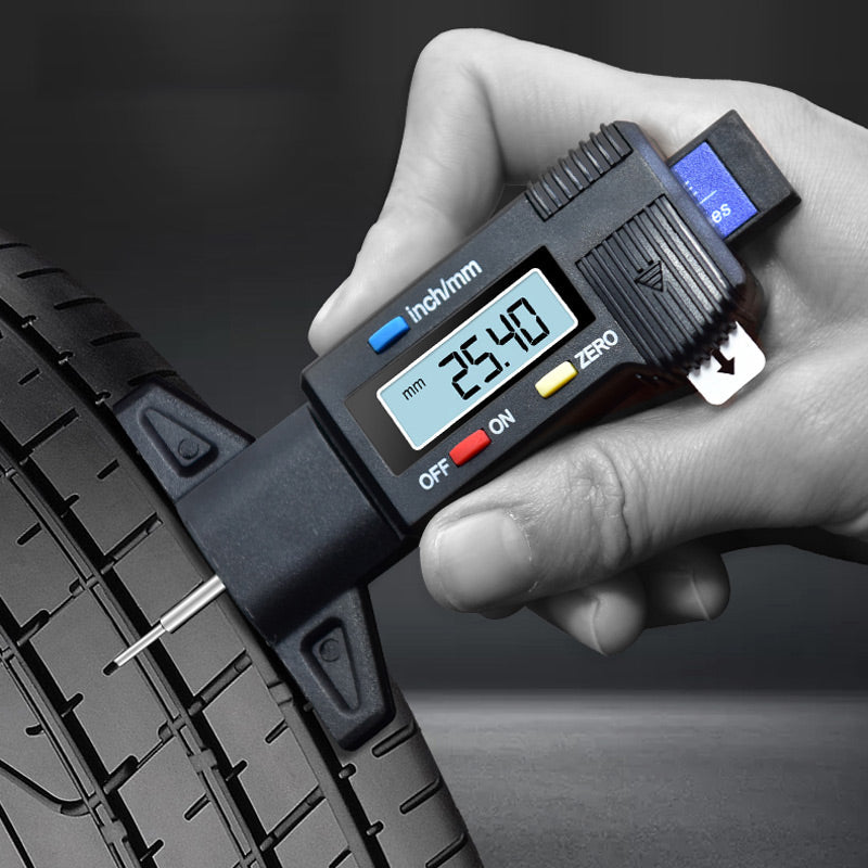 Reifenprofilmesser Digital mit LCD-Display -    Zorenza