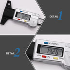Reifenprofilmesser Digital mit LCD-Display -    Zorenza