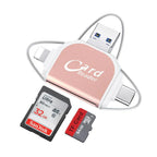 Kartenleser 4-in-1 Universal USB Lightning Micro-USB Type-C -    Zorenza