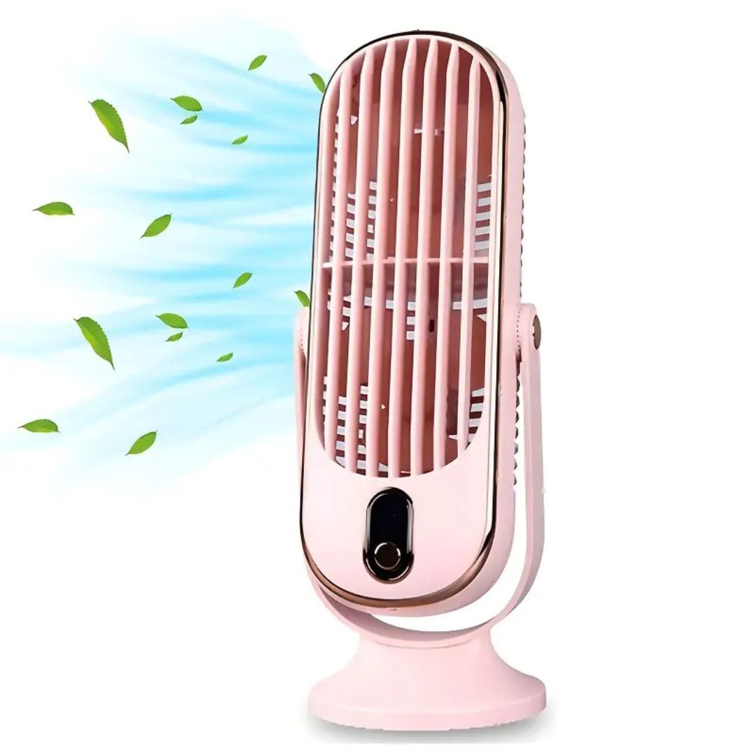 Tischventilator mit Akku – Leise und USB-aufladbar -    Zorenza