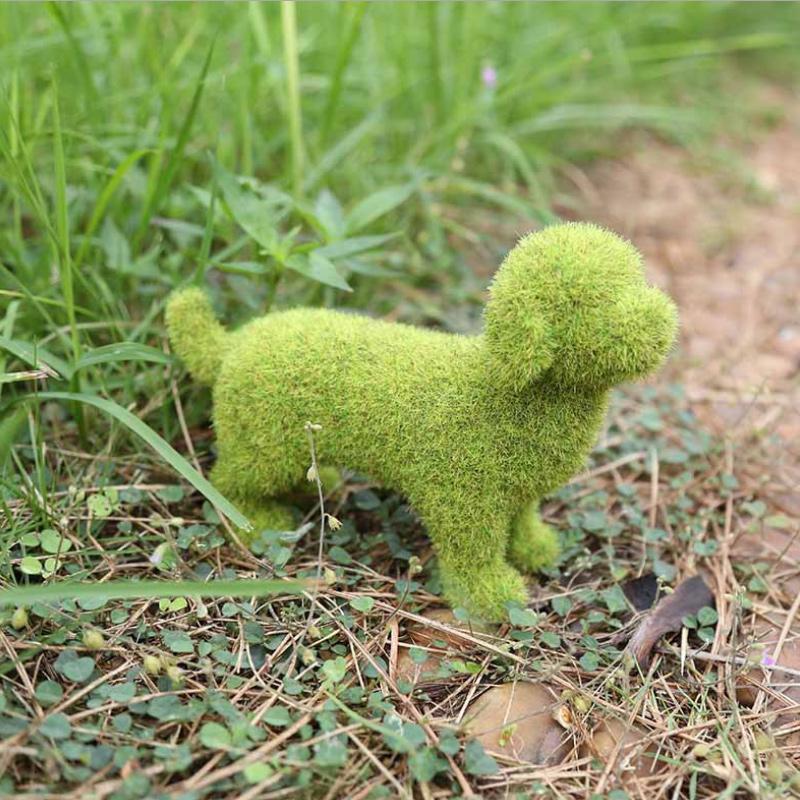Moosfigur Tierdekoration mit verschiedenen Tiermotiven -    Zorenza