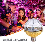 LED Discokugel mit E27 Fassung und Rotationsfunktion -    Zorenza