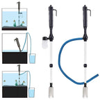 Aquarium Wasserwechsler automatisch mit Kiesreiniger -    Zorenza