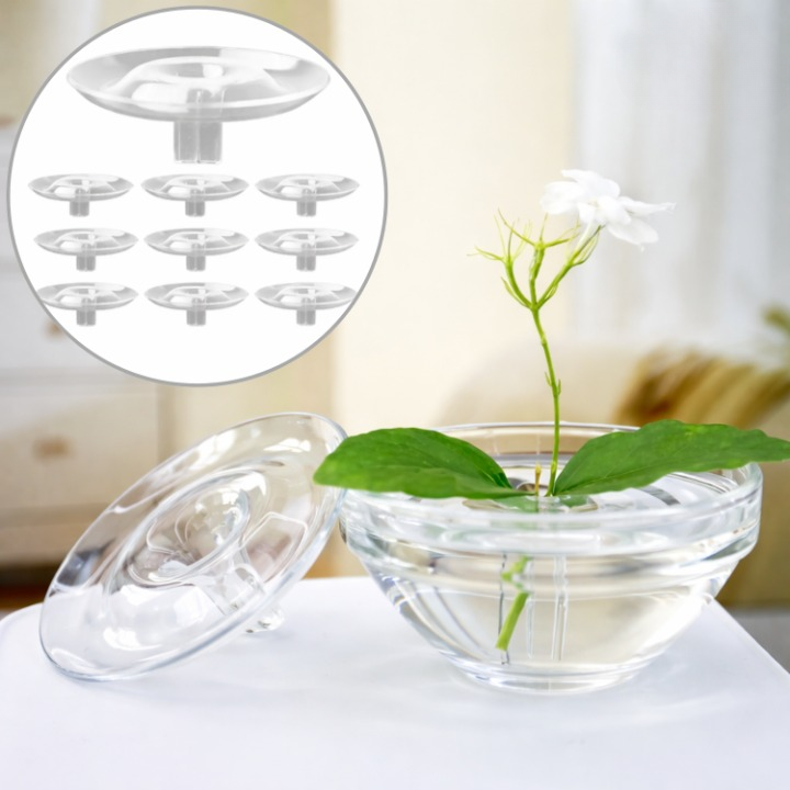 Transparente Blumen-Schwimmhilfe – Perfekte Stiel-Präsentation - Zorenza
