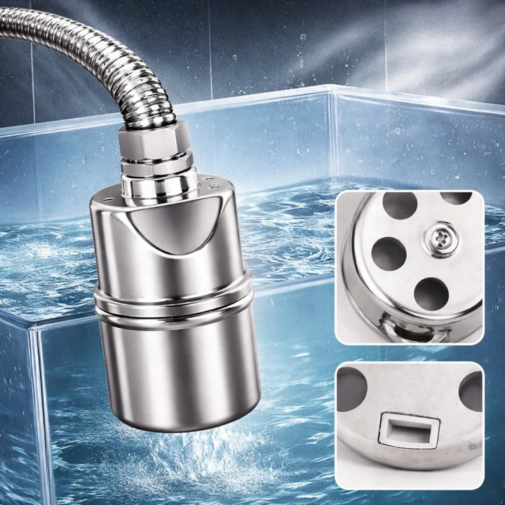 Automatisches Schwimmerventil – Edelstahl, ohne Strom Zorenza