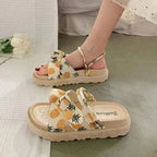 Damensandalen mit Schleifendetail – Verstellbare Riemchen -    Zorenza