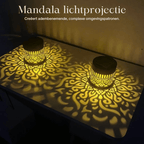 Solar-Projektionsleuchte mit Mandala-Muster -    Zorenza