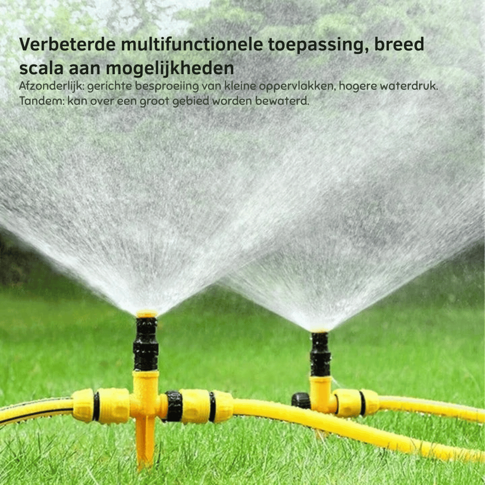 Rasensprenger 360° mit verstellbarem Sprühsystem -    Zorenza