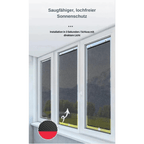 Fensterrollo mit UV-Schutz – selbsthaftend, ohne Bohren -    Zorenza