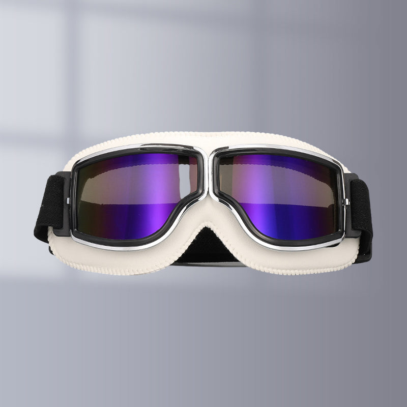 Motorradbrille Vintage mit einstellbarem Band -    Zorenza