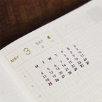 Kalender-Stempel für Planer und Notizbücher -    Zorenza