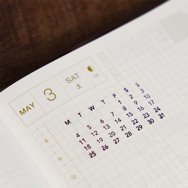 Kalender-Stempel für Planer und Notizbücher -    Zorenza