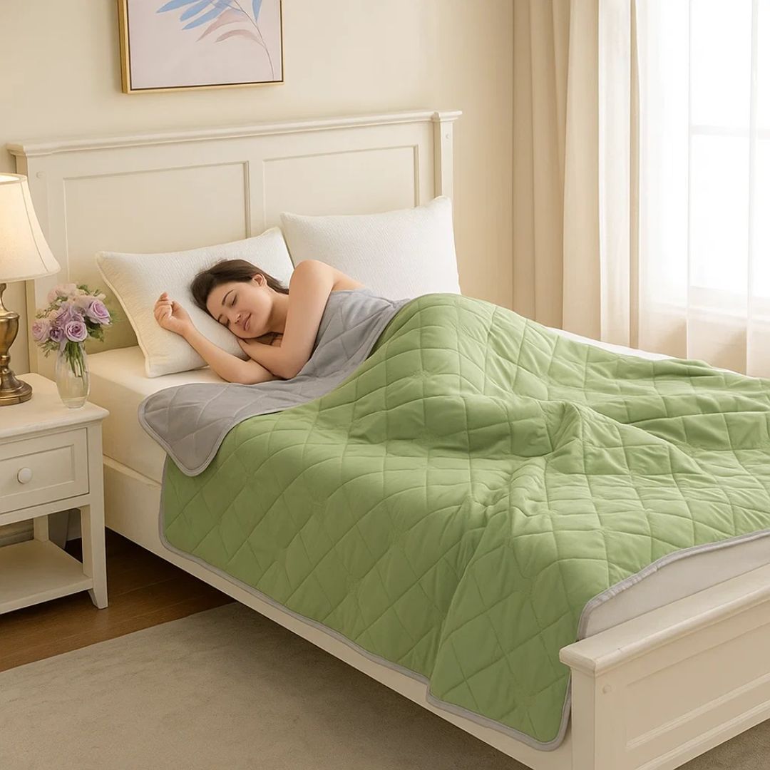 Kühlende Decke mit Seidenfaser – Temperaturregulierend -    Zorenza