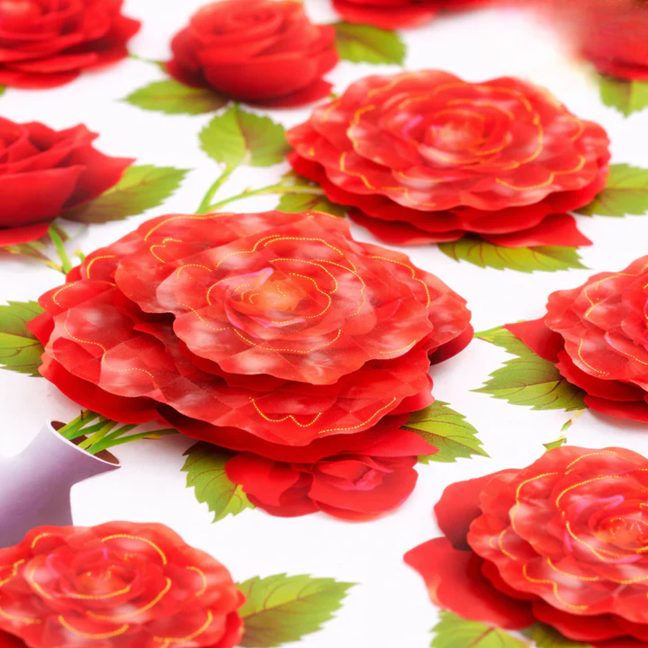 Blumen-Wandsticker mit Schmetterlingen – Selbstklebende Raumdekoration Zorenza