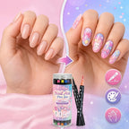 Nail-Art-Stifte Set mit Doppelspitze – 12 Stifte, 24 Farben -    Zorenza
