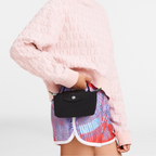 Mini-Handtasche mit Lederdetails und Goldverschluss -    Zorenza