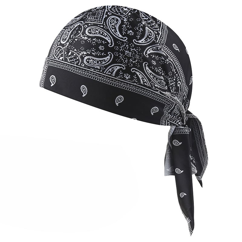 Kopftuch Radfahren elastisch mit Bandana-Muster -    Zorenza