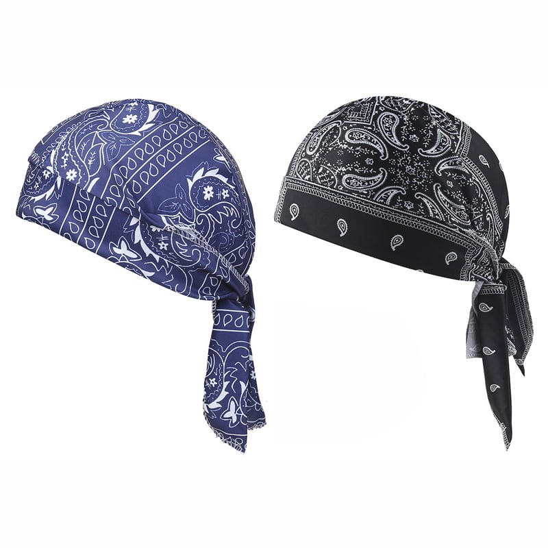 Kopftuch Radfahren elastisch mit Bandana-Muster -    Zorenza