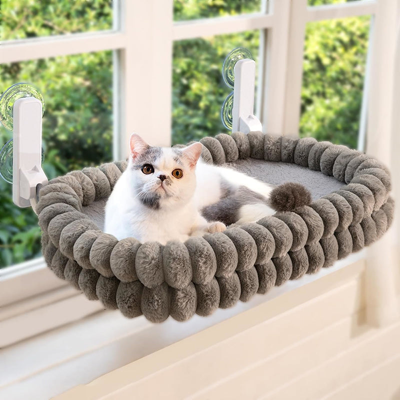 Katzen-Fensterliegeplatz klappbar mit Saugnäpfen -    Zorenza