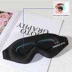 3D Schlafmaske mit Augen-Konturierung – Lichtundurchlässig -    Zorenza