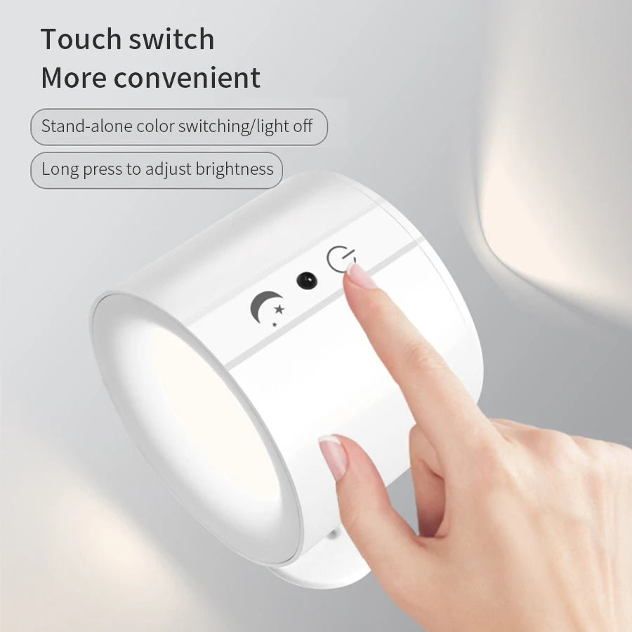 Magnetische Wandleuchte mit Fernbedienung und Touch-Steuerung -    Zorenza