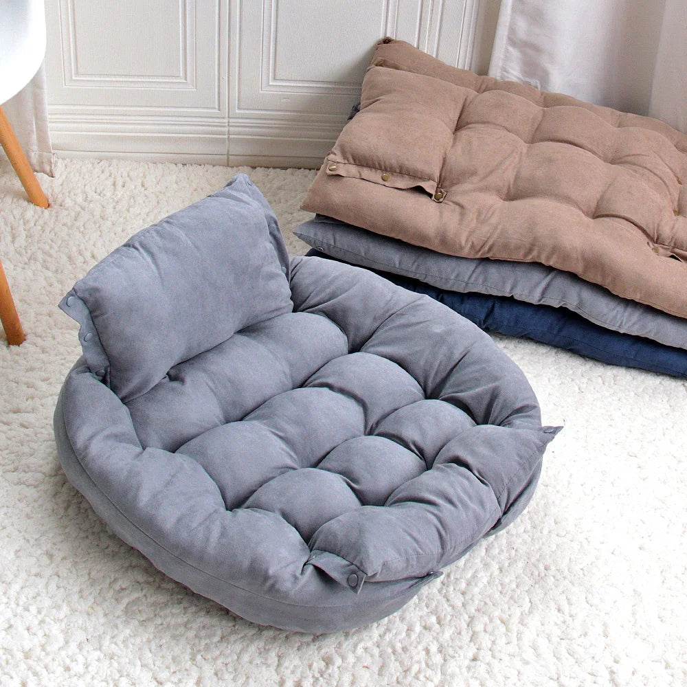 3-in-1 Haustierbett – Sofa, Matte oder Schlafhöhle Zorenza