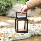 Solar-Gartenlaterne mit USB-Ladung – 10 Stunden Lichtdauer -    Zorenza
