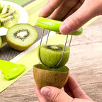 Kiwi-Schneider mit Edelstahl-Klingen – Perfekte Scheiben -    Zorenza