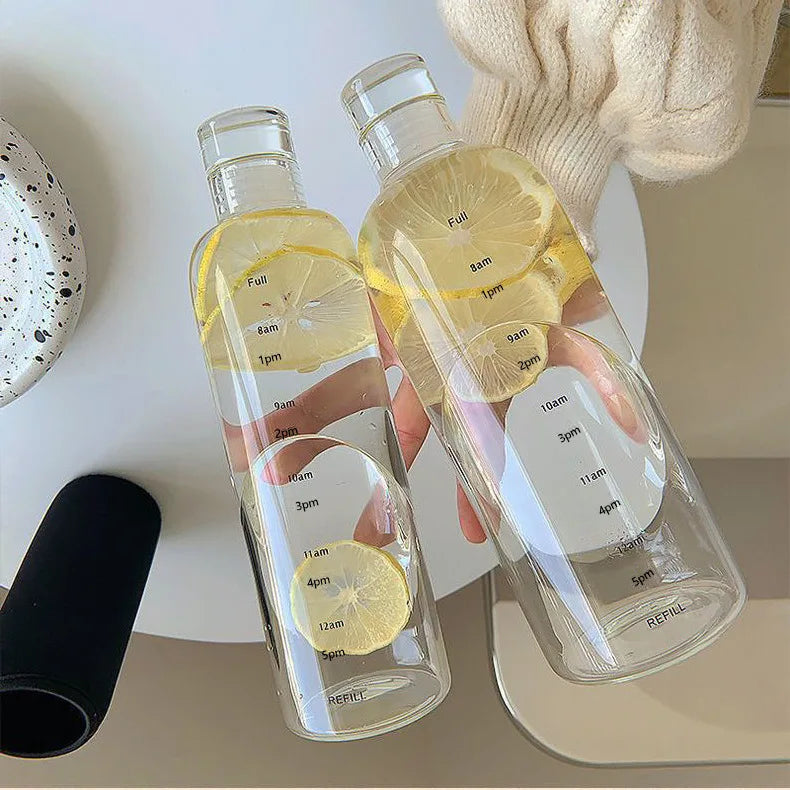 Trinkflasche mit Zeitmarkierung -    Zorenza
