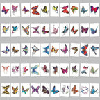 3D Tattoo-Stickers Set – Wasserfest & Hautfreundlich -    Zorenza