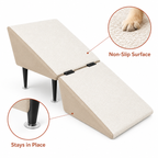 Hunderampe mit Hocker-Funktion – klappbare Aufstiegshilfe für Sofa & Bett -    Zorenza