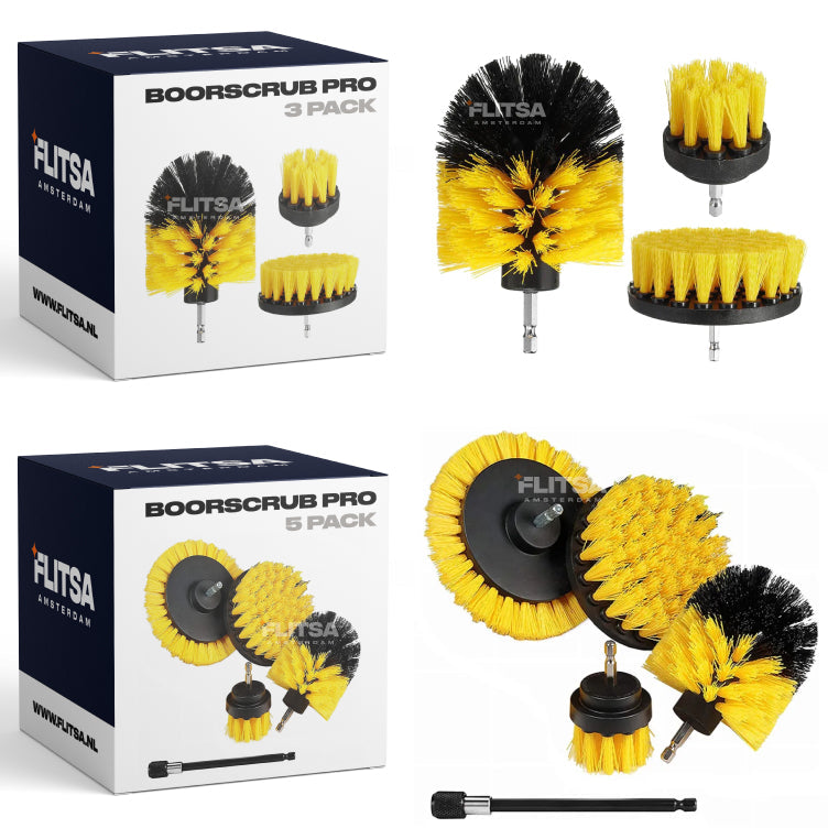 Bohrmaschinenaufsatz Reinigungsbürsten Set – Universal Bürstenset -    Zorenza