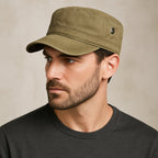 Militär Cap Baumwolle Flat Top mit verstellbarer Passform -    Zorenza